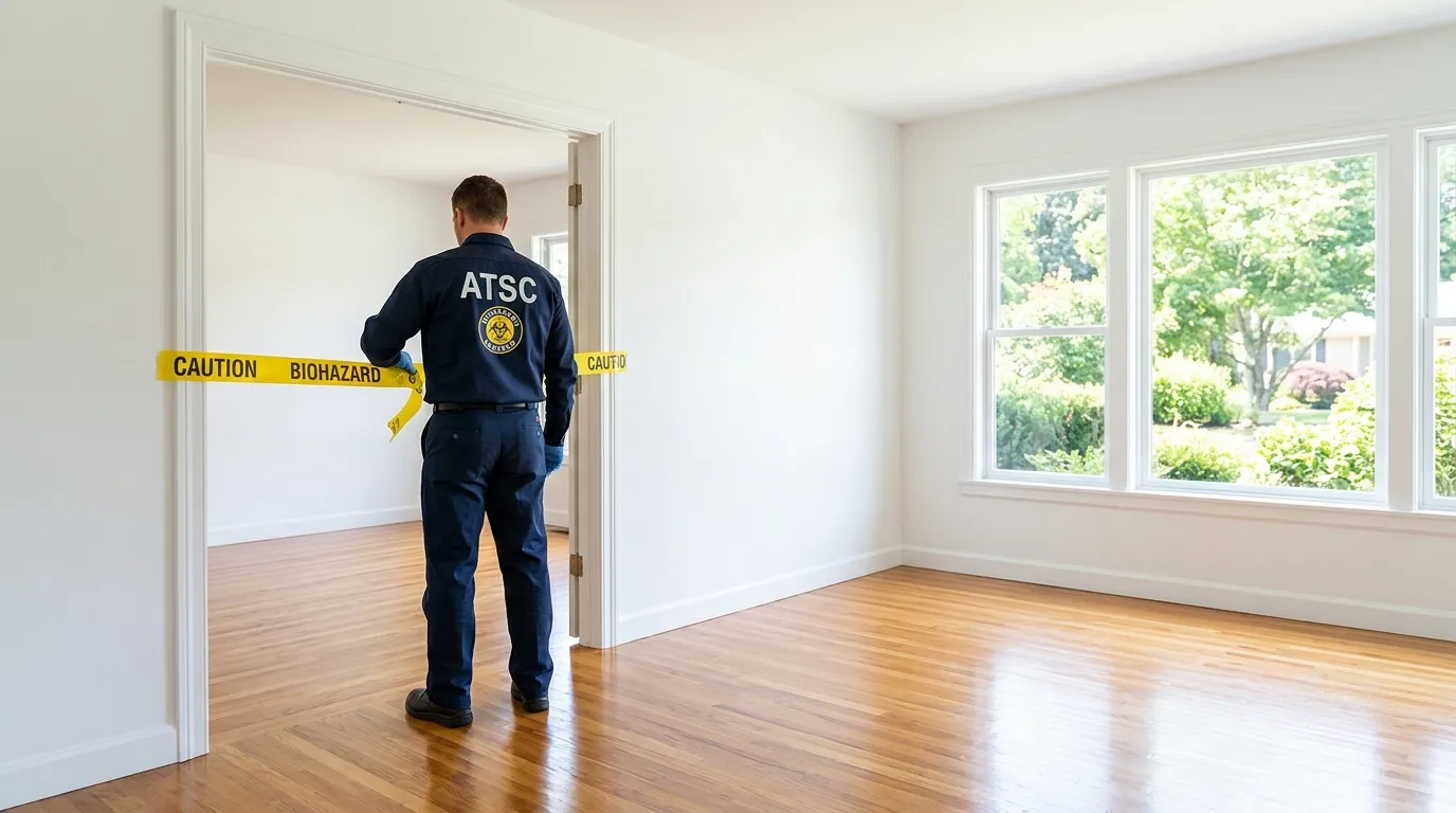 Certified biohazard cleanup crew performing Crime Scene Cleanup in Bridgeton