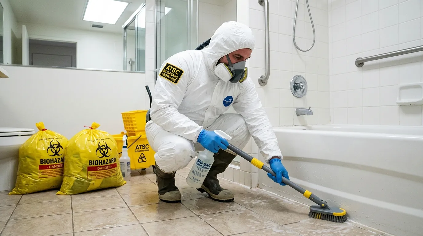 Decontamination equipment deployed for Blood Cleanup in Bridgeton